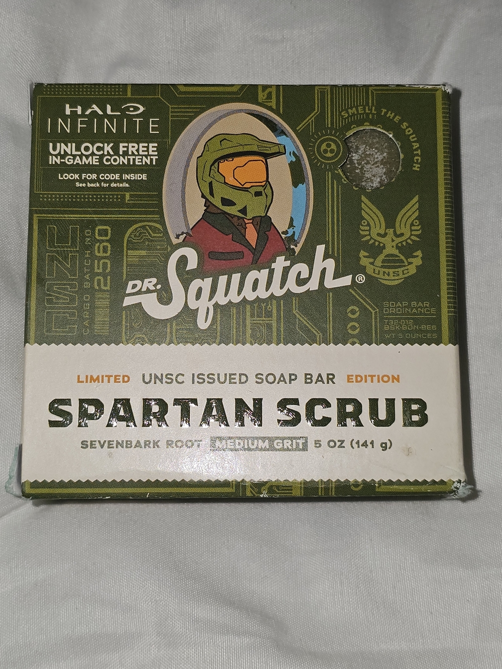 Spartan Scrub Unscented Bar Soap - Green